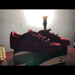 Classic puma suede maroon